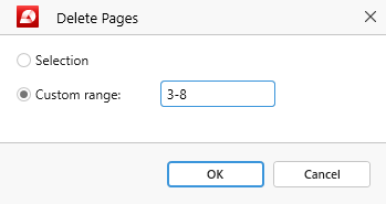 PDF Extra: deleting pages